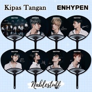 Enhypen Dark Blood Ver Hand Fan // Shell Fan // Kpop Merchandise