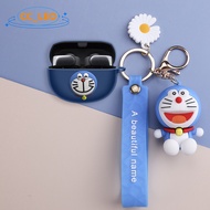 For Bose Ultra Open EarBuds Case Shockproof Case Protective Cover Cartoon Doraemon Keychain Pendant Bose Ultra Open EarBuds Silicone Soft Case Cute Pendant
