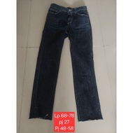 Straight jeans navy blue jeans