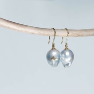 La Robe De La Mer -Pierce- Pearl×K18YG/K18PG×Diamond 0.007ct