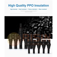IP67 5 To 1 MC4 T Branch Solar Connector Male Female 100% PP0 Use to Connect 2.5sqmm 4sqmm 6sqmm Cab