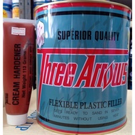 Putty Red Car Three Arrows (Size 4.5 + Liquid)