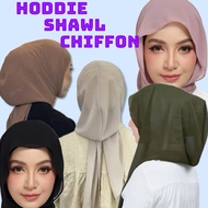 Hoodie Shawl Chiffon