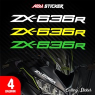 KAWASAKI ZX-636R Logo Cutting Sticker | Premium Motorcycle Cutting Sticker | 4 Sizes | 10 Colors 28