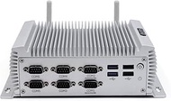 BASOARO Industrial Mini PC Windows 10, Fanless Desktop PC, Core i7 4500U, 8GB RAM 256GB SSD, 2 Gigab
