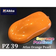 Aikka Supreme Pearlized PZ39 ATLAS ORANGE PEARL Cat Kereta Motor Cat Bancuh Siap/ 2K Car Paint
