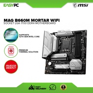 Msi MAG B660M Mortar WiFi Socket LGA 1700, Supports 12th Gen Intel Core Ddr4 Motherboard