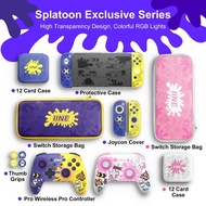 EVA Hard Carry Case Storage Bag Protective Case Cover Compatible Nintendo Switch OLED Splatoon Series