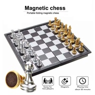 Folding Magnetic Travel Chess Set For Kids &amp; Adults Chess Board Game / Permainan Chess Bermagnet / Magnetic Chess.