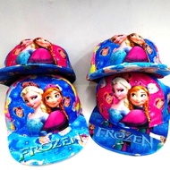 Random Colors 3D girl Cap Frozen