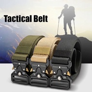 Men Belt Metal Male Tactical Men's Belt Military Canvas Belts Big Size Outdoor Sport Tactical Military Nylon Belts