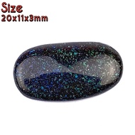 Natural Batu Permata Kalimaya Black Opal Boulder Matrix Andamooka Australia Termurah