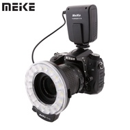 Meike Mk-FC110 LED Macro Ring Flash Speedlite for Canon Nikon Olympus DSLR Camera 70D 80D 550D D850 with 7 Adapter Rings