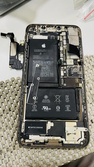 iphone xs max housing kamera depan belakang mesin matot icloud kosong