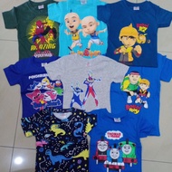Ready stock Baju tshirt kanak-kanak budak lelaki umur 2-8 /boy kid shirt
