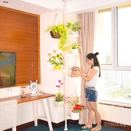 Multi-Layer Art Chlorophyll Green Dill Flower Stand Flower Pot Stand Indoor Living Room Flower Stand