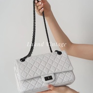 Chanel • 經典熊貓牛皮2.55 So Black 中號