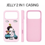 HP Snoopy Cute [Case Senlin] 2 In 1 Casing Vivo Y500 Z11 T5 Z11X Y31d Y11d A31D Pro Y05 V70 Fe Y400 