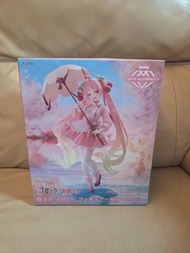 全新現貨 Taito AMP+ 初音未來櫻未來櫻花裙ver. 櫻初音 景品 Figure