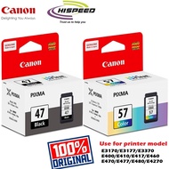 Genuine Canon PG-47/CL-57/CL-57s Ink Cartridge & Inkjet Paper