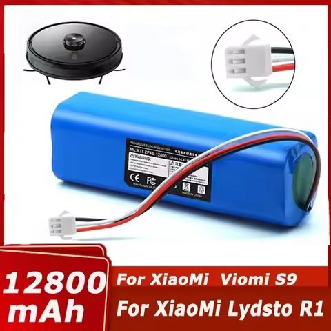 2025 100% Original For XiaoMi Viomi S9 Lydsto R1 Roidmi Eve Plus 14.4V lithium battery 2P4S 5200mAh 