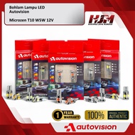 Canbus T10 W5W 12V Autovision Microzen LED Bulb T10 LED Bulb - Lights License PlateSenja Original