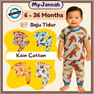 (6-36M) Baju Tidur Budak Lelaki Murah Baby Pyjamas Boy SDM Sedondon Kids Clothing Sleepwear