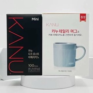 🇰🇷KANU深度烘培美式黑咖啡MINI（100條）加淺藍色馬克杯