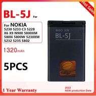 BL-5J BL5J BL 5J โทรศัพท์ชาร์จสำหรับ Nokia 5230 5233 5800 3020 XpressMusic N900 C3 Lumia 520 525 530