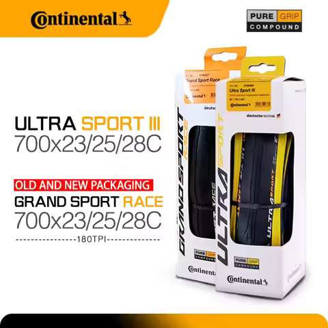 Continental Road Tire 700x25C/28C/23C Ultra Sport III & GRAND Sport Race Black Yellow Road Bike Clin