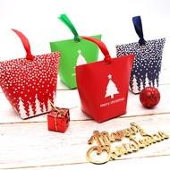 christmas gift christmas gift ideas Folding Ribbon Candy Snack Christmas Tree Gift Box