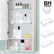 【BH】Transparent Drawer Storage Box Clear Acrylic Drawer Organizer Drain Holes Drawer Storage Tray Stackable Storage Bin