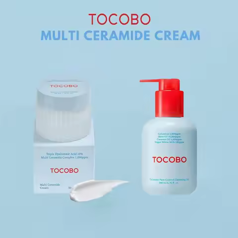 Korean TOBOCO Triple Hyaluronic Acid 10% Multi Ceramide Complex Deeply Hydrates Long-lasting Moistur