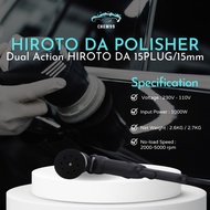 HIROTO DUAL-ACTION DA POLISHER 15MM DA 15 PLUS [MADE IN JAPAN][HIGH PERFORMANCE]