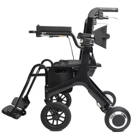 carbon fiber ultra lightweight folding travel mobility scooter