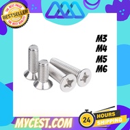 SCREW  M3 | NUT M3 FLAT HEAD