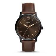 [Powermatic] Fossil Fs5551 Minimalist Brown Dial Brown Leather Men'S Watch
