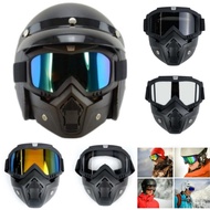 MOTORCYCLE GOGGLE MASK HELMET BOGO HELMET VISOR/