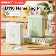 NIIMBOT D110 Mini Portable Thermal Label Printer Smart Label Maker Adhesive Photo Printer for Office