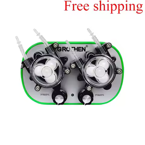Peristaltic Liquid Pump Dosing Pump for Aquarium Lab Water Analytical 8ml/min to 240 ml/min G628-2