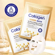 Sadoer Collagen Sheet Mask มาส์กหน้าคอลลาเจน ลดรอยเหี่ยวย่น หน้าขาวใส ชุ่มชื้น กระจ่างใส มาส์ก