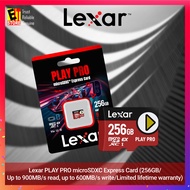 Lexar PLAY PRO microSDXC Express Card (256GB/512GB/1TBUp to 900MB/s read, up to 600MB/s write/Limite