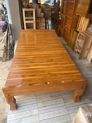 เวียงสักงาม แพร่ เตียงหัวบัง 3.5 ฟุตเต็ม ขนาด 107*200*40 cm. เตียงสปา เตียงไม้ เตียงนอนเล่น เตียงนวด