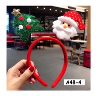 SANTA CLAUS CHRISTMAS TREE HEADBAND A48-1 A48-2/ A48-3/ A48-1/