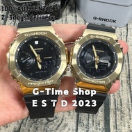 COUPLE SET CASIO G-SHOCK BLACK AND GOLD GM-S2100GB-1ADR / GM-2100G-1A9DR / GM-S2100GB-1A / GM-2100G-