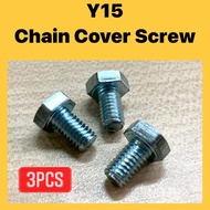 BH 610 ( 3PCS ) // SCREW FOR YAMAHA Y15 CHAIN COVER RANTAI SCREW SKREW SKRU PETI RANTAI Y15ZR CHAIN CASE BOLT SCREW