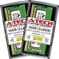 A-Tech 16GB (2x8GB) RAM for ASUS VivoMini VC66-C | DDR4 2666MHz PC4-21300 Non ECC SO-DIMM 1.2V - Laptop &amp; Notebook Memory Upgrade Kit