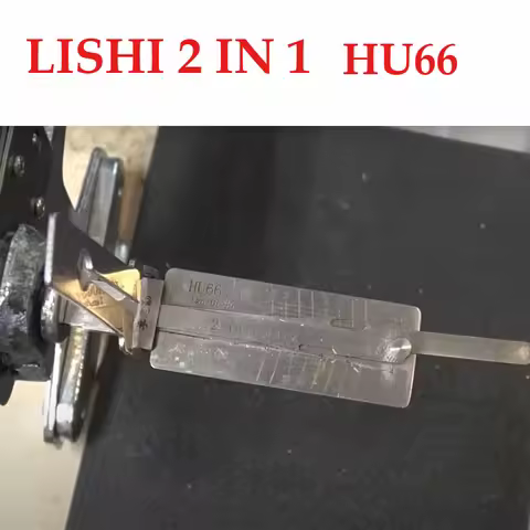 1pcs HU66 Lishi 2 in 1 Car Door Lock Picking Kit for VW for AUDI for SEAT for VAG Group Vehicles Loc