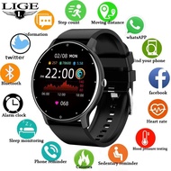 💥LIGE Smart Watch Men Women Full Touch Screen Sport Fitness Watch Man IP67 Waterproof Bluetooth For Android IOS Smartwat