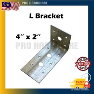 2" x 4" Quality L Bracket/L Bracket Besi Atap/Angle Bracket/Truss L Bracket/Siku /L Metal Plate Brac